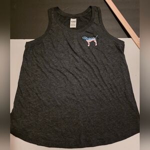 Pink Victoria Secret Bling 4th Of July Tank